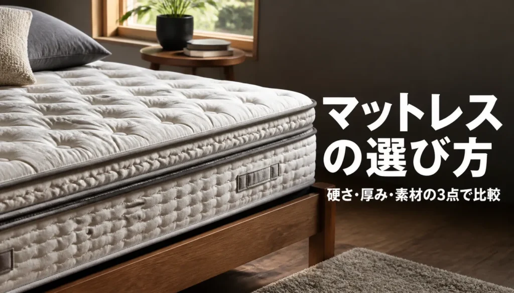 キルティング生地の厚みのあるマットレス