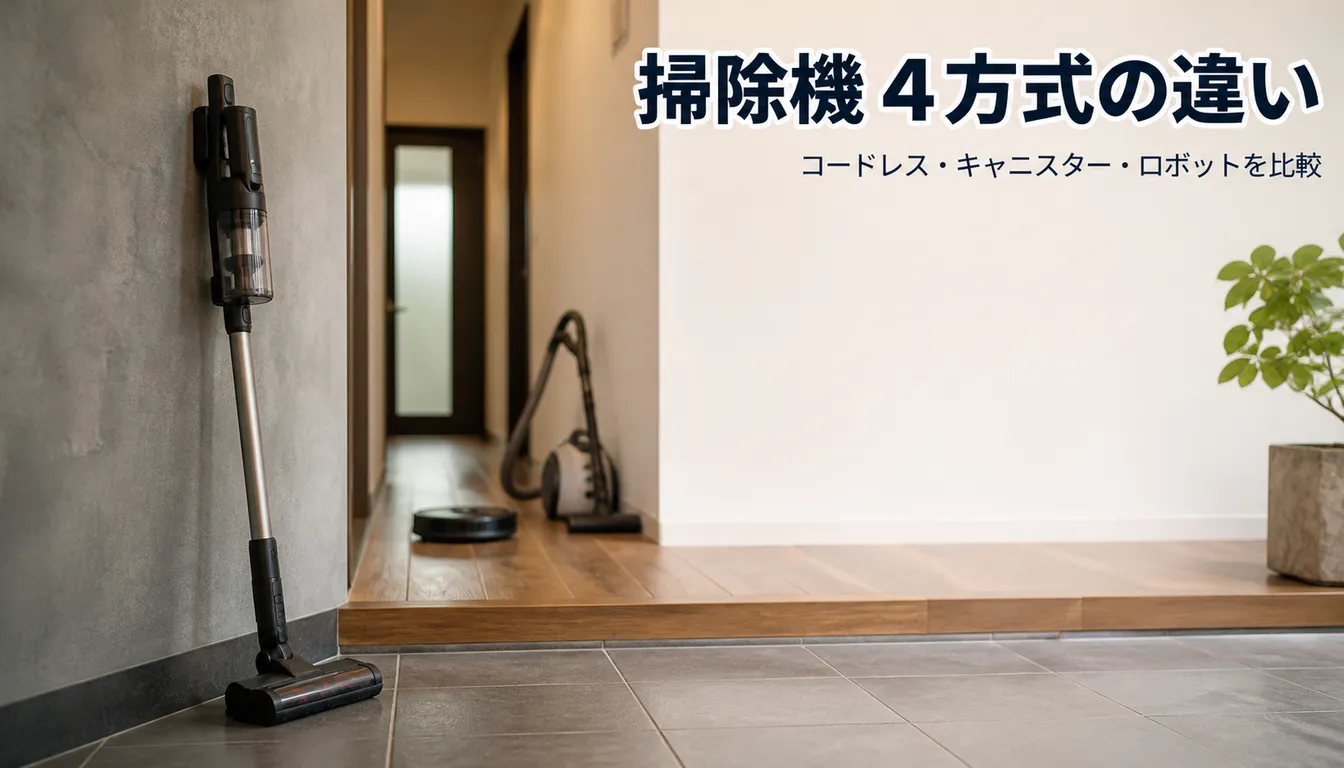 透明ダストカップ付きのスリムなコードレススティック掃除機